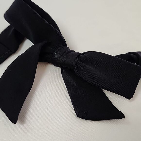 VICTORIA'S SECRET PINK  Black Halter Bikini Swim Summer Top Padded Cups Large - Picture 2 of 9